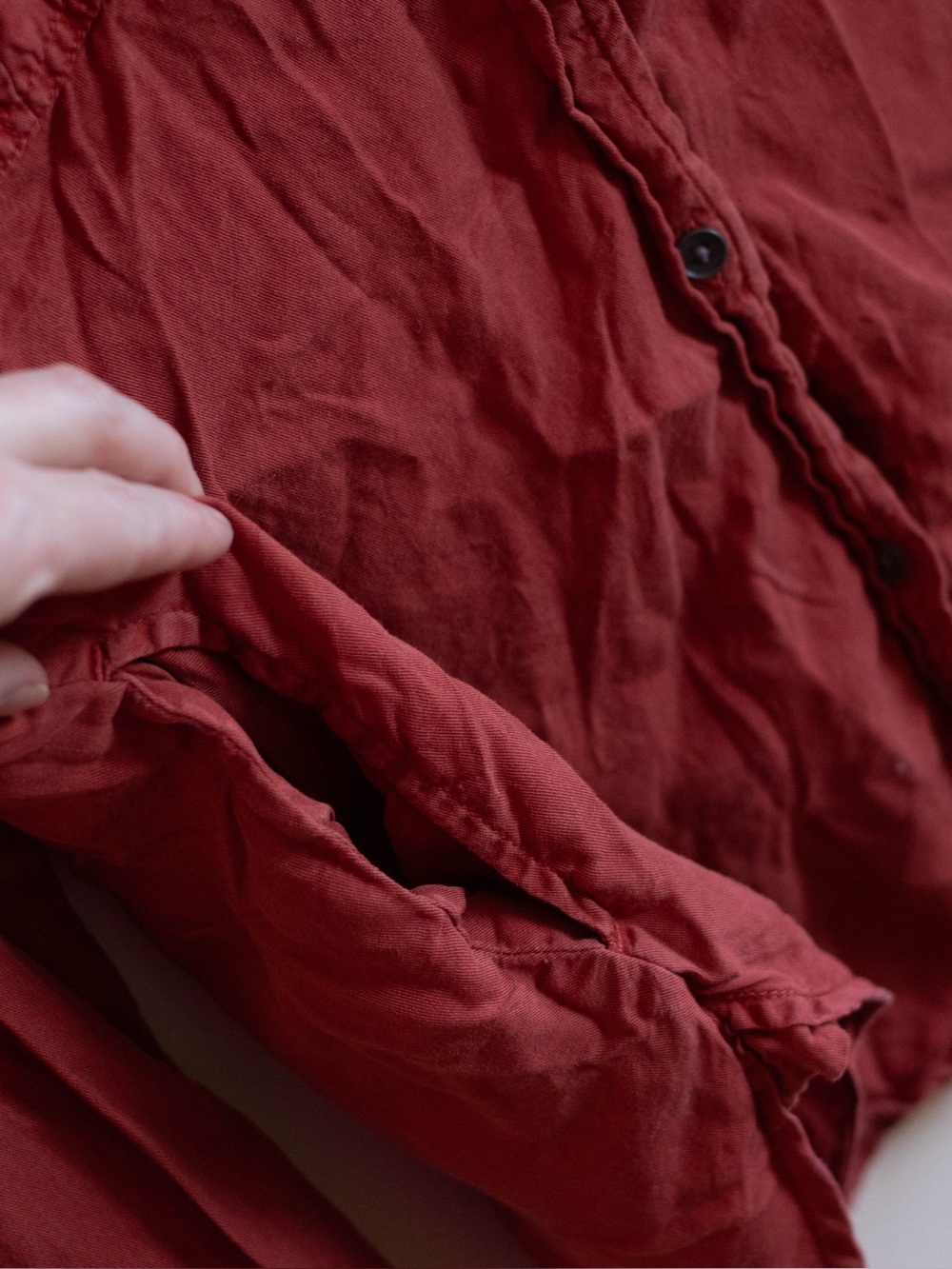 PrAna Rust Orange Button-Up - Picture 8 of 8